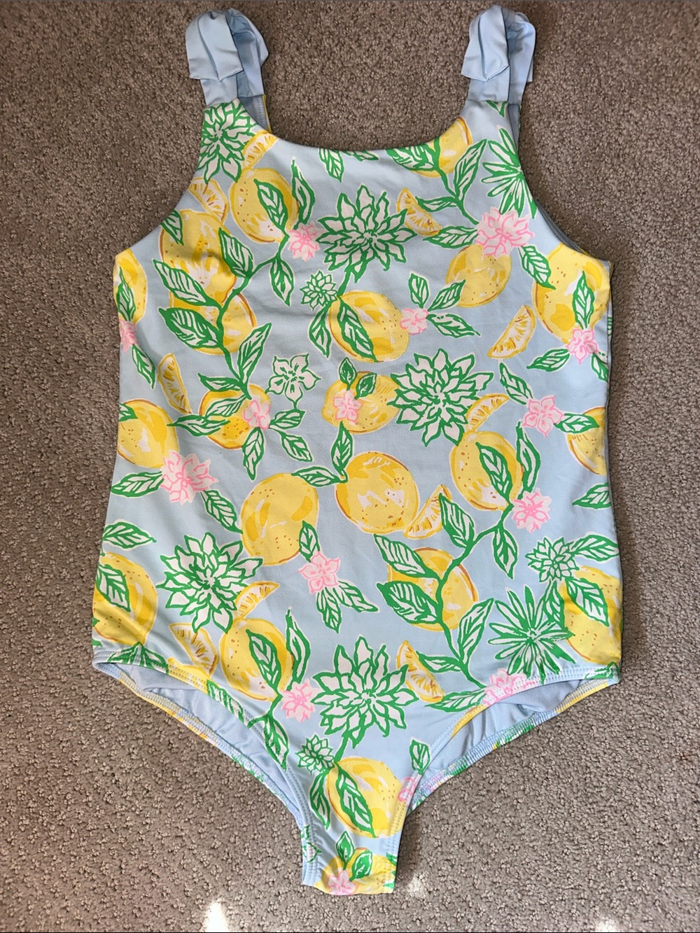 EUC! Lilly Pulitzer "Make Lemonade" spf 50 one piece